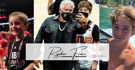 Ryder Fieri Son Of Guy And Lori Fieri