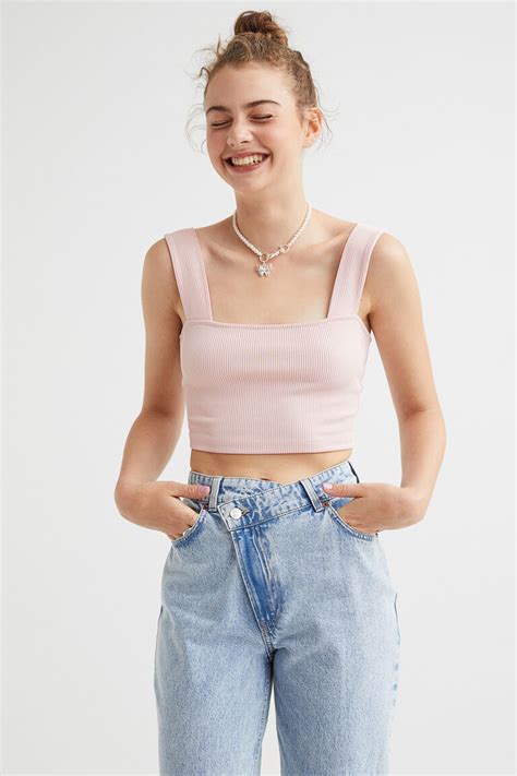 Cropped Sleeveless Top