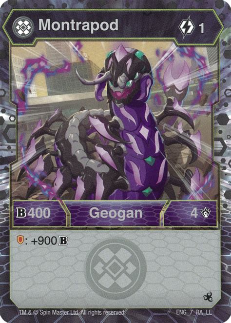 Darkus Montrapod LE The Bakugan Wiki