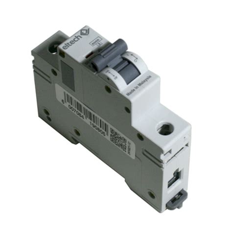 MCB 6A 1 pole 6kA - Eltech