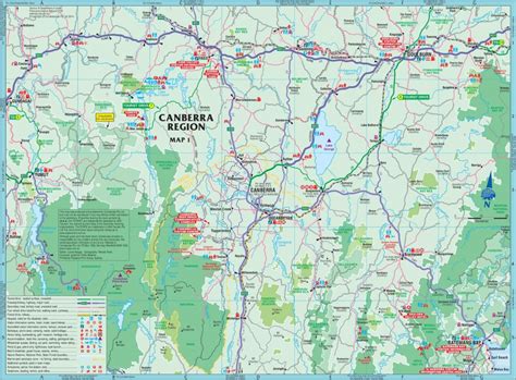 Canberra Postcode Wall Map Buy Postcode Map Of Canber