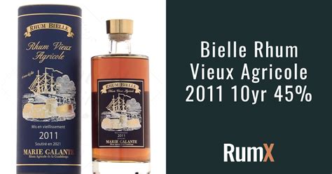 Bielle Rhum Vieux Agricole 2011 10yr 45 RX10752 RumX