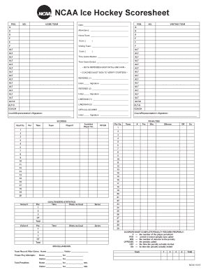 Hockey Scoresheet Template 2018 2025 Form Fill Out And Sign Printable