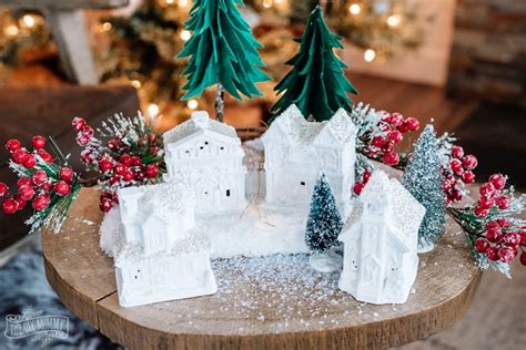 Elegant Diy Dollar Tree Christmas Village The Diy Mommy