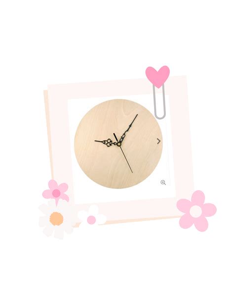 Personalised Wooden Clock