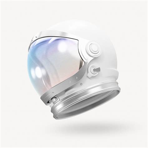 3d Astronaut Helmet Aesthetic Illustration Premium Photo Rawpixel