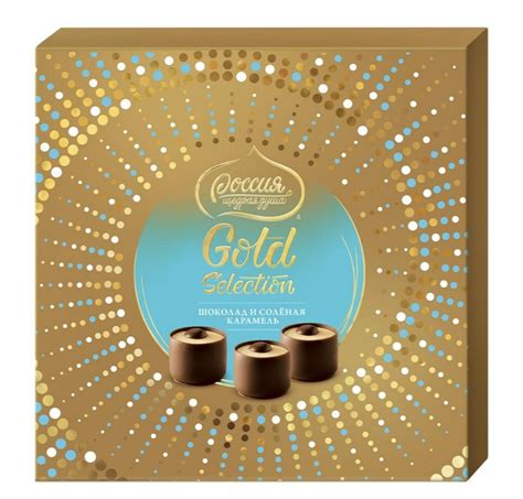 Шоколадные конфеты Россия Щедрая душа Gold Selection шоколад и соленая ...