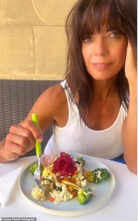 Jenny Powell Displays Her Incredible Figure In A Zebra Print Bikini As She Enjoys A Detox