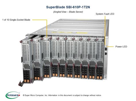 SBI-610P-1T2N | SuperBlade | Products | Super Micro Computer, Inc.