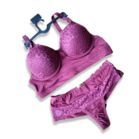 Conjunto Lingerie De Luxo Sensual Rendado Calcinha Tanga Fio Duplo Shopee Brasil