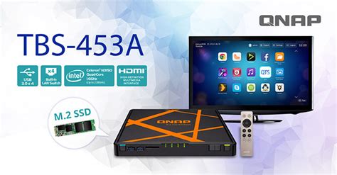 QNAP Launches 4-bay TBS-453A M.2 SSD NASbook: the World’s First M.2 SSD ...