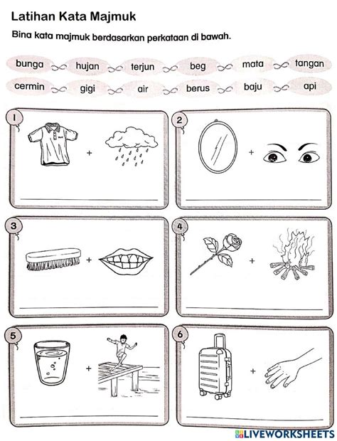 Latihan Kata Majmuk Tahun 1 Kata Hubung Dan Ayat Majmuk Eroppa