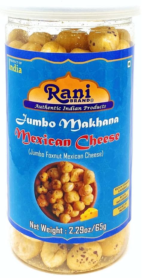 Jumbo Phool Makhana Nut Popped Lotus Seed Mexican Flavor 2 29oz 65g