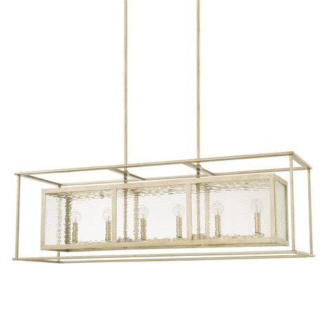 Allen roth providence 5 light soft gold traditional linear pendant