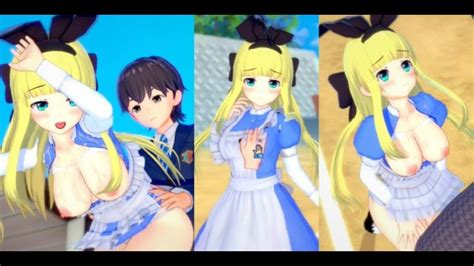 エロゲーコイカツVTuber 物述有栖3DCG巨乳アニメ動画 バーチャルYoutuber Hentai Game Koikatsu Mononobe Alice Anime 3DCG