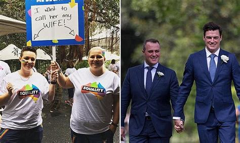 More Than Same Sex Couples Married In Australia In After Marriage Act Changed Daily
