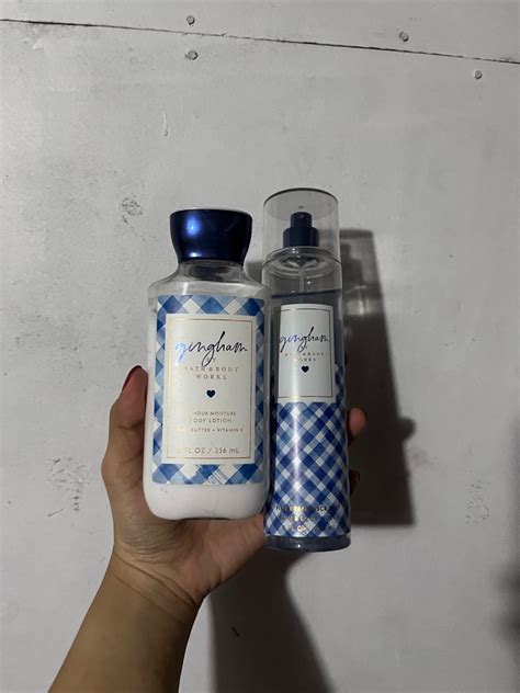 ORIGINAL BUNDLE BBW GINGHAM Body Lotion And Mist On Carousell