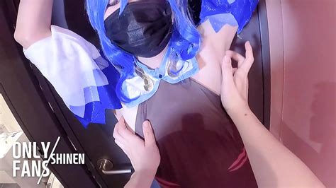 Genshin Impact Ganyu Cosplayer Wird Gefickt Japanischer Hentai Anime Transvestit Cosplay