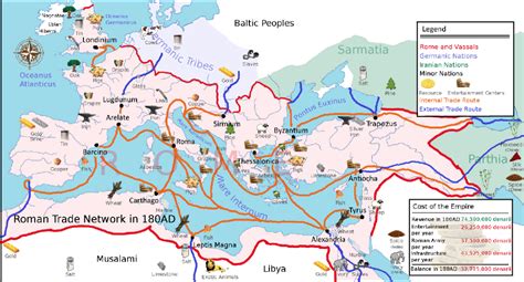 Ancient Sea Trade Routes In The Mediterranean Sea