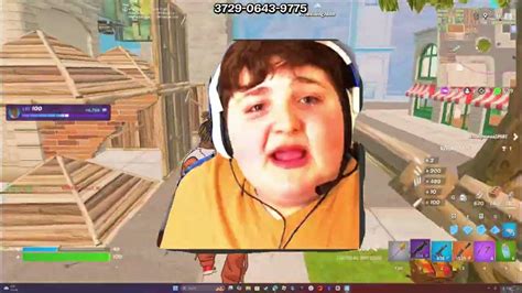 Kid Crashes Out In Fortnite Youtube