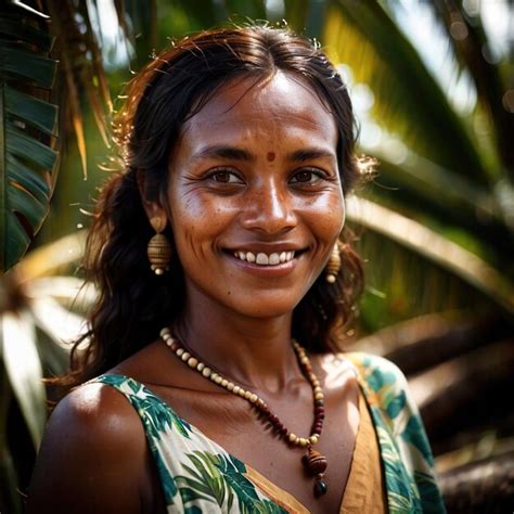 Premium Photo Cocos Islands Keeling Islands Woman From Cocos Islands