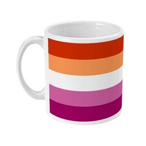 Lesbian Pride Mug Lesbian Pride Flag Lesbian Gifts Girlfriend Gift LGBTQ Coffee Mug Gift For