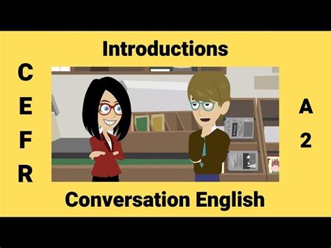 Vocabulary Tutorial Introductions English Esl Video Lessons