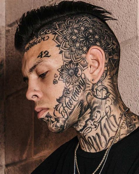 Inspira Es De Tatuagens No Rosto Moda Para Homens Mens Face