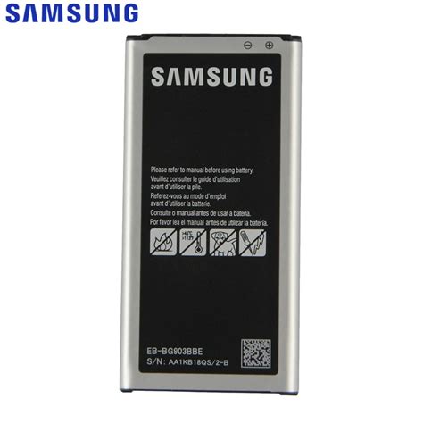 삼성 원래 교체 배터리 Eb Bg903bbe 삼성 갤럭시 S5 네오 정품 전화 배터리 Nfc 2800mahbattery Replacementbatteries