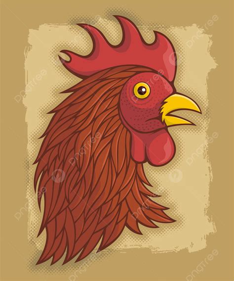 Red Roosters Head Bird Rooster Clip Art Vector Bird Rooster Clip Art