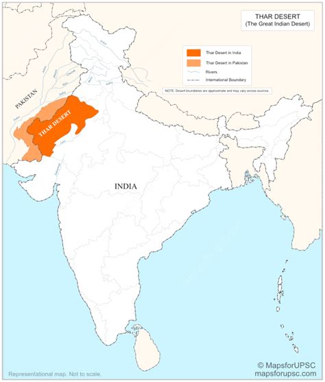 thar desert map location key facts great indian desert