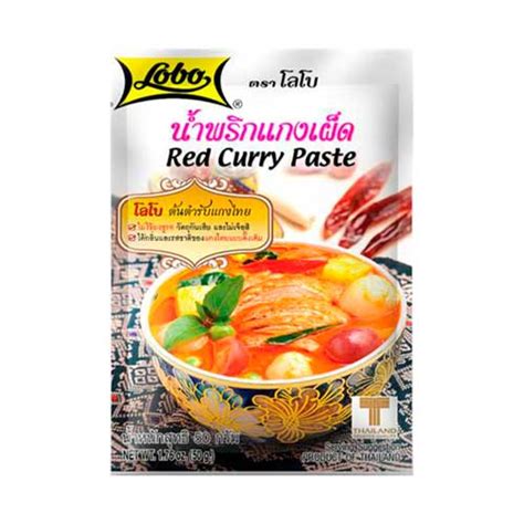 Lobo Red Curry Paste 50g Eat Thai Market