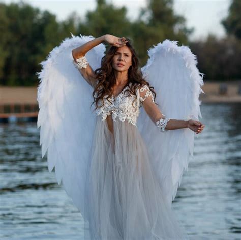 Angel Wings Costume, Christmas Day Costume, Wings Photo Prop, White ...