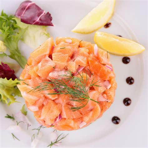 Tartare aux deux saumons La Beauté du Québec