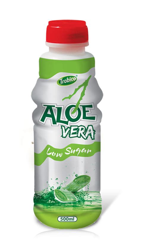 500ml Aloe Vera Low Sugur Glass Bot Trobico Oem Beverage Manufacturers