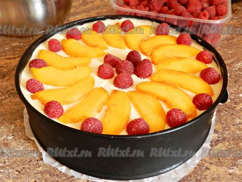 Торт-суфле с персиками: 20 фото в рецепте