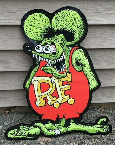 Rat Fink Sign Rat Fink Signs Rat Rod Garage Signs For Men Ts Dad T Him 3890780275