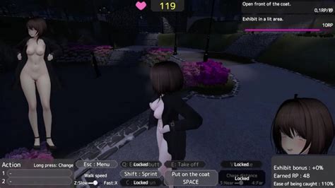 Cute Exhibitionist Strips And Enjoys It In A Night Park Seleka Exposes Herself In A Naked Coat