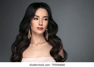 Portrait Beautiful Naked Brunette Stock Photo Edit Now