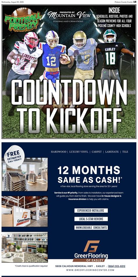 Pickens County Courier Newspaper
