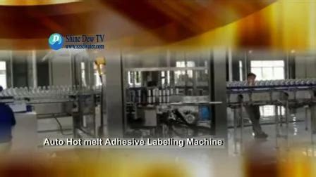Automatic Hot Melt Adhesive Glue Labeling Machine For Bottles Sleeve Shrink Bottle Labeling
