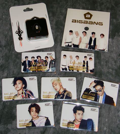 2014 The Best Of Bigbang 06 14 Set Of 7 Music Cards — My Bigbang Collection