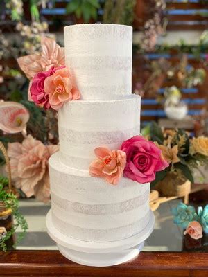 Bolo Fake Semi Naked Venda Casamento Bodas Batizado Niver Compre Produtos Personalizados No Elo