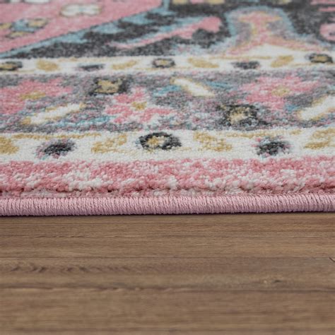 Vintage Rug Oriental Design Pastel Colours Rug24