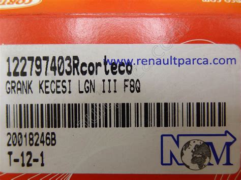 KRANK KEÇESİ CORTECO 122797403R - NOM OTO