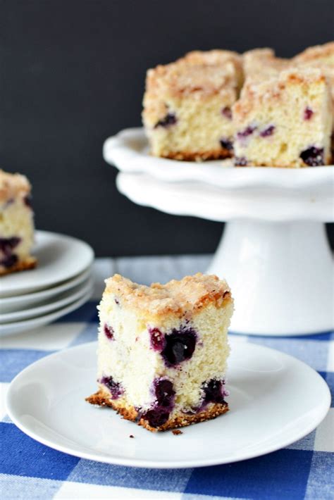 Easy Blueberry Coffee Cake Recipe The Rebel Chick