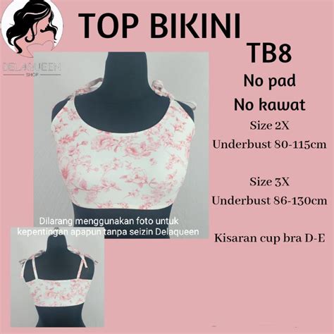 Jual Delaqueen Top Bikini Big Size TB Shopee Indonesia