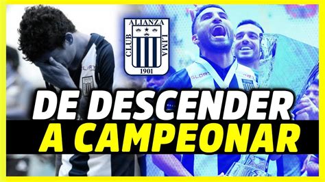 Alianza Lima De Segunda Al Campeonato La Decepci N De Sporting