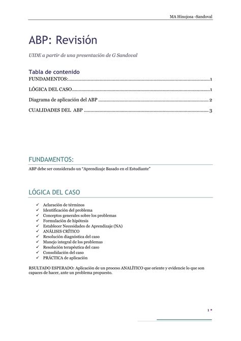 Casos Metodo Abp Pdf Descarga Gratuita