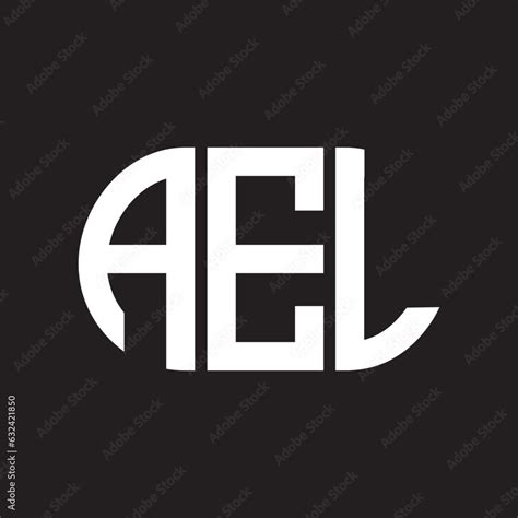 ael letter technology logo design  black background ael creative